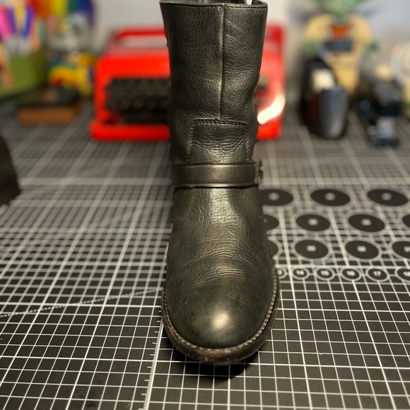 Coach Amy Ankle Boots - Black - Moto Style - 6.5B - Picture 8 of 14